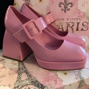 Circus by Sam Edelman Pink Block heel platform Mary Jane Size 7.5